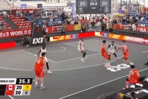 冷血绝杀！相智超撤步两分 帮助中国三人男篮绝杀加拿大！